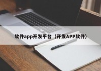 软件app开发平台（开发APP软件）